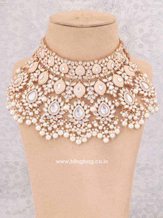 Ivory Jayshri Kundan Jewellery Set1