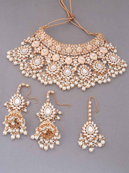 Ivory Jayshri Kundan Jewellery Set1