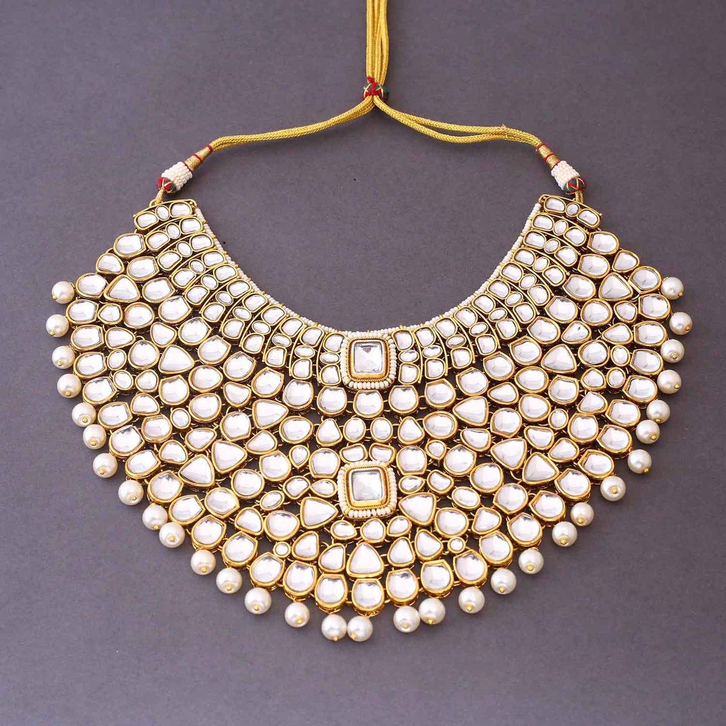 Ivory Vishalakshi Bridal Jewellery Set