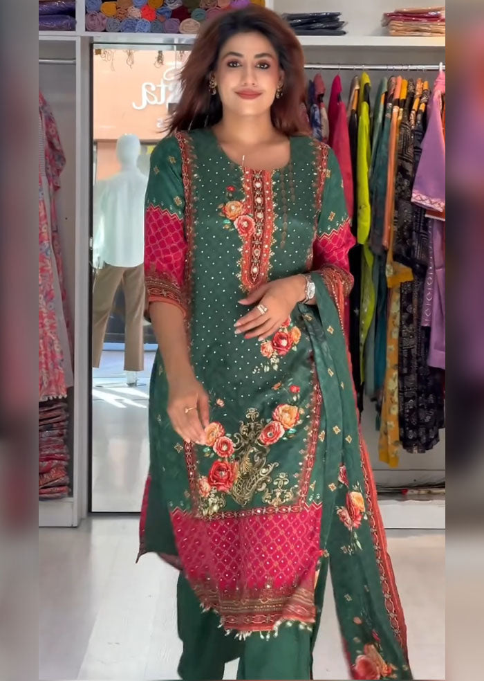 Karva Heavy Fancy Pair With Dupatta set