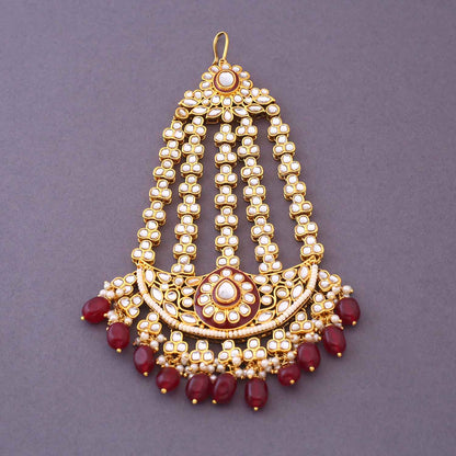 Maroon Suhani Bridal Jewellery Set