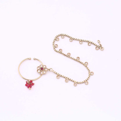 Maroon Ushana Bridal Jewellery Set