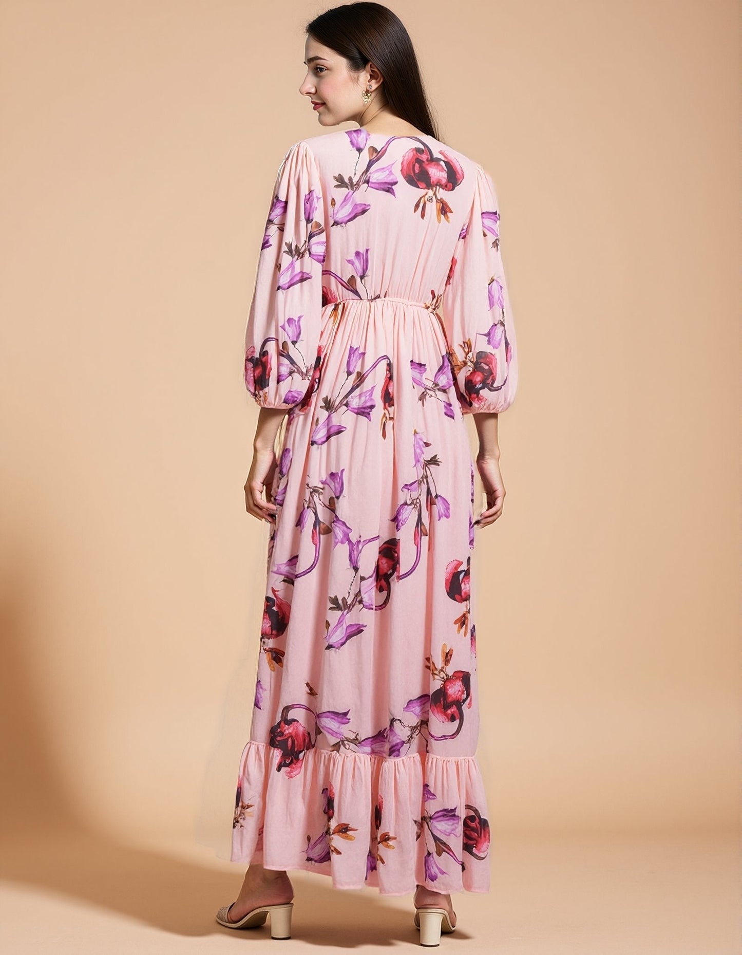 Blush & Lush Floral Maxi Dress