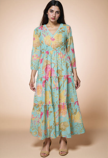 Teal Appeal Maxi Dress