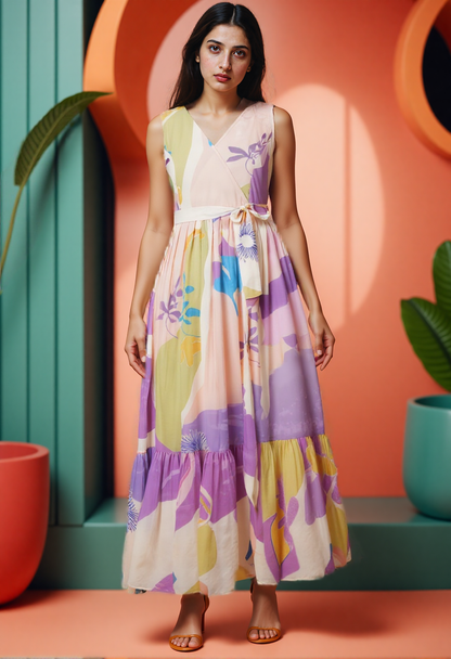 Pastel Paradise Maxi Dress