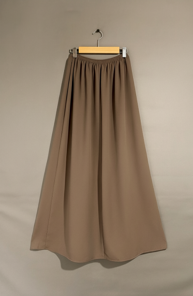 Elegant Two-Tone Modest Abaya