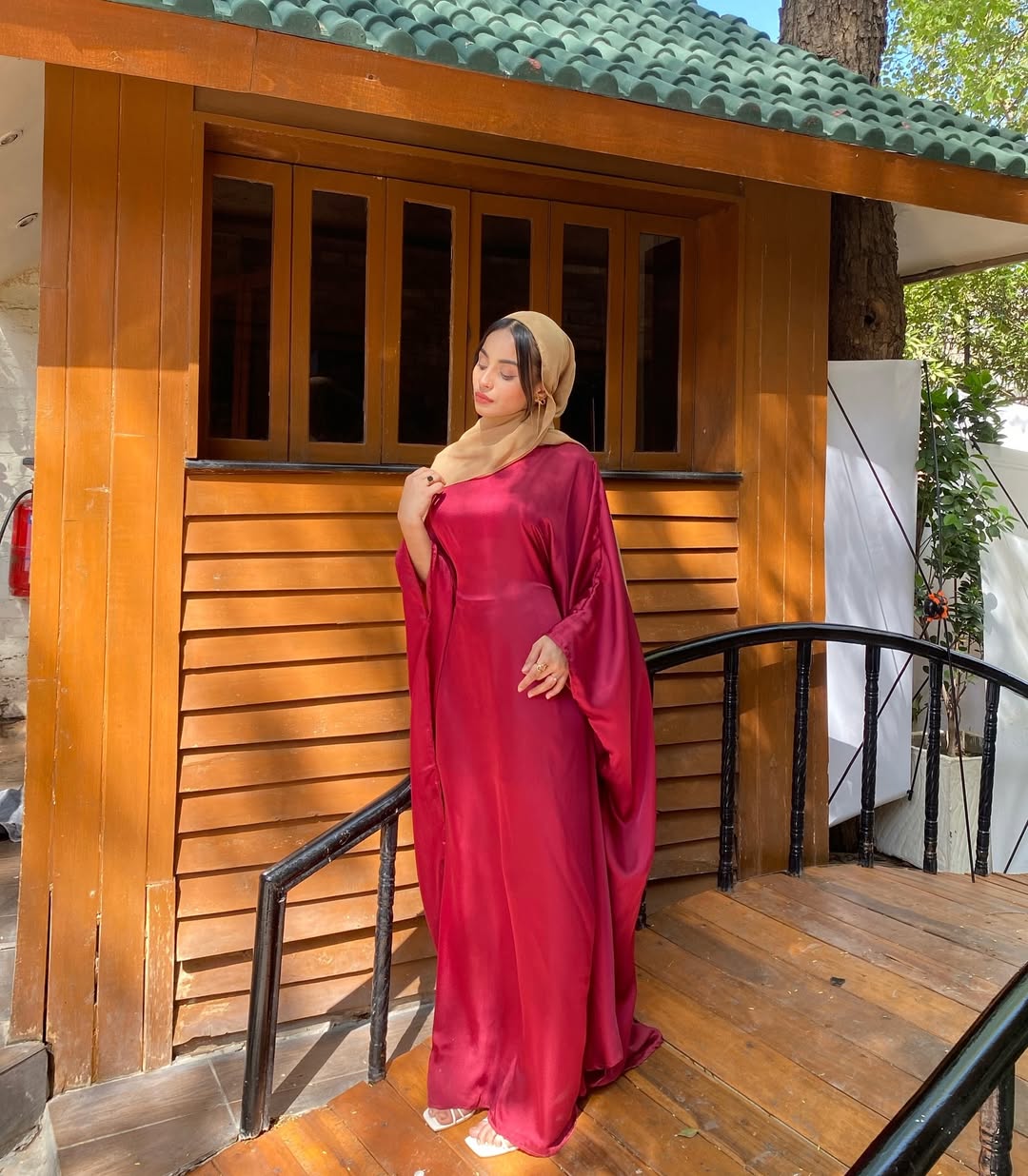 Cherry Butterfly Kaftan